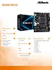 ASRock Płyta gł&oacute;wna B550M-HVS SE AM4 2DDR4 HDMI/D-SUB M.2 mATX