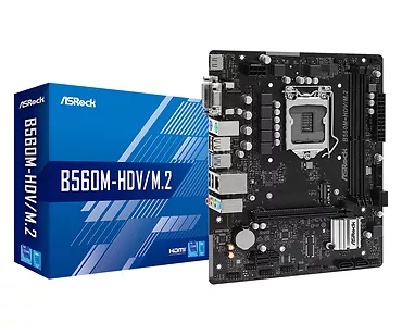 ASRock Płyta główna B560M-HDV/M.2 s1200 2DDR4 HDMI/DVI M.2 mATX