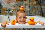 Hencz Toys Kaczki do kąpieli z tabletkami barwiącymi wodę