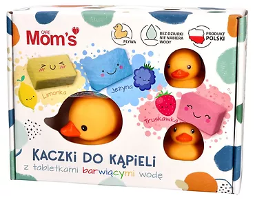 Hencz Toys Kaczki do kąpieli z tabletkami barwiącymi wodę