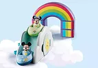 Playmobil Zestaw z figurkami 1.2.3 Disney 71319 Domek w chmurach Miki i Minnie