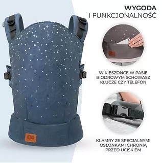 Kinderkraft Nosidełko NINO CONFETTI DENIM