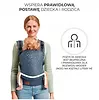 Kinderkraft Nosidełko NINO CONFETTI DENIM