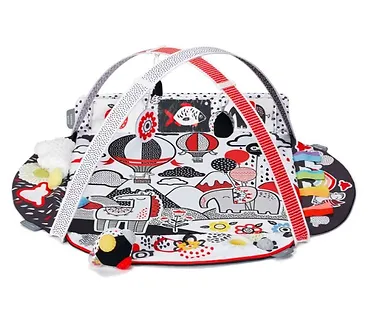 Kinderkraft Mata Edukacyjna 4SMART MULTICOLOR