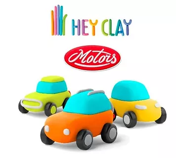 Tm Toys Hey Clay Masa Plastyczna Eko Auta