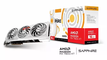 Sapphire Technology Karta graficzna Radeon RX 7800 XT PURE GAMING OC 16GB GDDR6 256bit 2DP