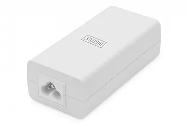 Digitus Zasilacz/Adapter PoE+ 802.3at, max. 52V 30W Gigabit 10/100/1000 Mbps, aktywny, Biały