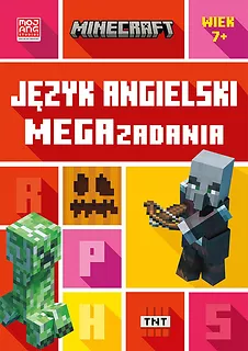 Harper Collins Książeczka Minecraft. Język angielski. Megazadania 7+