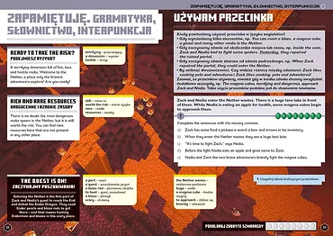 Harper Collins Książeczka Minecraft. Język angielski. Megazadania 12+