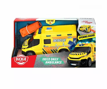 Dickie Pojazdy SOS Iveco Ambulans, 18 cm