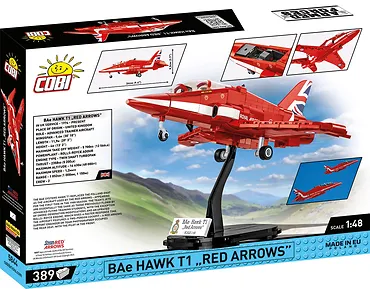 Cobi Klocki Klocki Armed Forces BAe Hawk T1 Red Arrows 389 klock&oacute;w