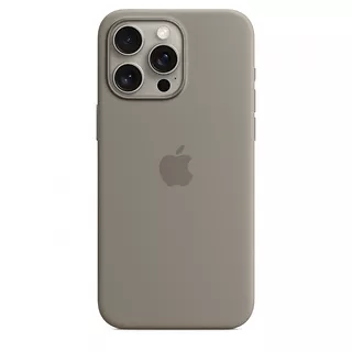 Apple Etui silikonowe z MagSafe do iPhonea 15 Pro Max - popielaty brąz