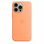 Apple Etui silikonowe z MagSafe do iPhonea 15 Pro Max - pomarańczowy sorbet