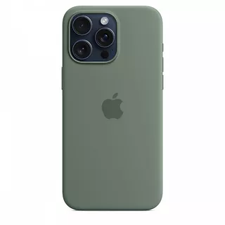 Apple Etui silikonowe z MagSafe do iPhonea 15 Pro Max - cyprysowe