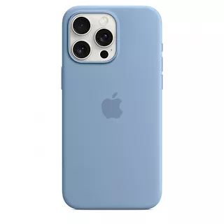 Apple Etui silikonowe z MagSafe do iPhonea 15 Pro Max - zimowy błękit