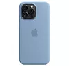 Apple Etui silikonowe z MagSafe do iPhonea 15 Pro Max - zimowy błękit