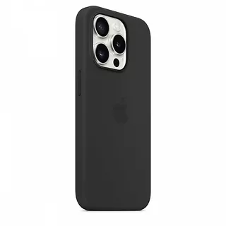 Apple Etui silikonowe z MagSafe do iPhonea 15 Pro - czarne