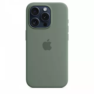 Apple Etui silikonowe z MagSafe do iPhonea 15 Pro - cyprysowe