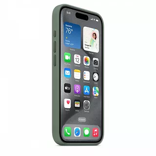 Apple Etui silikonowe z MagSafe do iPhonea 15 Pro - cyprysowe