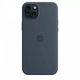 Apple Etui silikonowe z MagSafe do iPhonea 15 Plus - sztormowy błękit