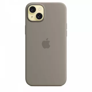 Apple Etui silikonowe z MagSafe do iPhonea 15 Plus - popielaty brąz