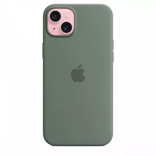 Apple Etui silikonowe z MagSafe do iPhonea 15 Plus - cyprysowe