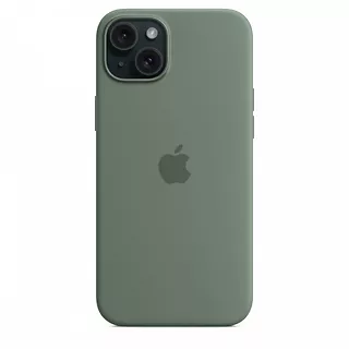 Apple Etui silikonowe z MagSafe do iPhonea 15 Plus - cyprysowe