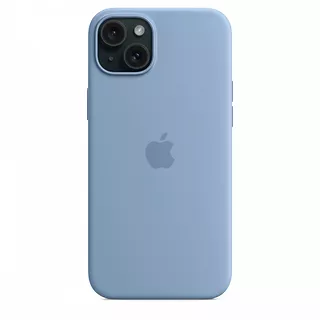 Apple Etui silikonowe z MagSafe do iPhonea 15 Plus - zimowy błękit