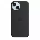 Apple Etui silikonowe z MagSafe do iPhonea 15  - czarne