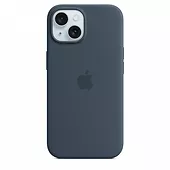 Apple Etui silikonowe z MagSafe do iPhonea 15  - sztormowy błękit