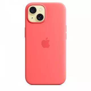 Apple Etui silikonowe z MagSafe do iPhonea 15  - guawa