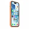 Apple Etui silikonowe z MagSafe do iPhonea 15  - pomarańczowy sorbet