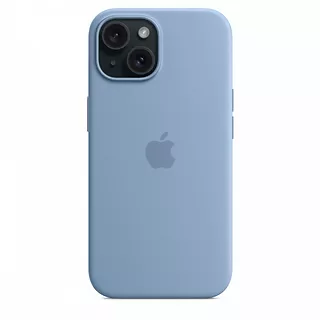 Apple Etui silikonowe z MagSafe do iPhonea 15  - zimowy błękit