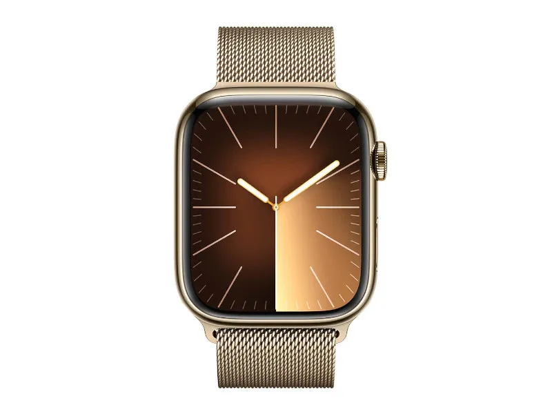 Apple Watch Series 9 GPS + Cellular, 45mm Koperta ze stali