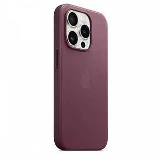 Apple Etui z tkaniny FineWoven z MagSafe do iPhonea 15 Pro - rubinowa morwa