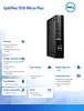 Dell Komputer Optiplex MFF Plus/Core i5-13500T/8GB/256GB SSD/Integrated/WLAN + BT/Wireless Kb & Mouse/W11Pro/vPro