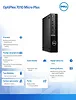 Dell Komputer Optiplex MFF Plus/Core i5-13500T/16GB/512GB SSD/Integrated/WLAN + BT/Wireless Kb & Mouse/W11Pro/vPro