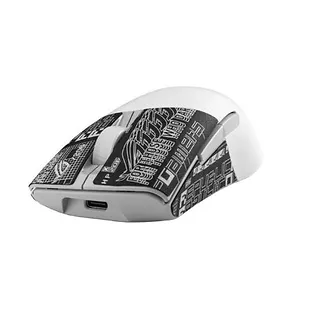 Asus Mysz gamingowa ROG Keris Wireless AimPoint White RF/BT/USB