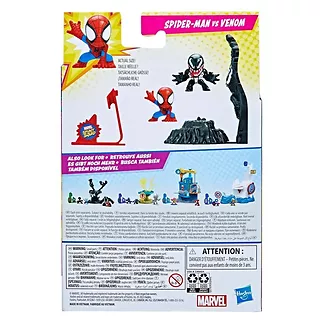 Hasbro Figurki Bohaterowie vs Złoczyńcy, Spider-Man i Venom