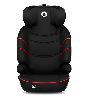 Lionelo Fotelik samochodowy Lars I-Size 15-36kg lub od 100 do 150 cm wzrostu sporty black red