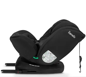 Lionelo Fotelik samochodowy Bastiaan I-Size 0-36kg black carbon