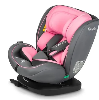 Lionelo Fotelik samochodowy Bastiaan I-Size pink baby 40-150 cm