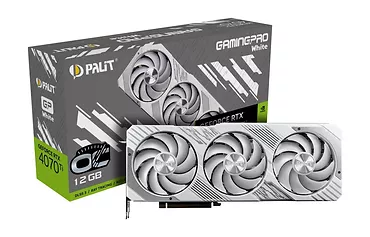 Palit Karta graficzna GeForce RTX 4070 Ti GamingPro OC 12G GDDR6X 192bit biała