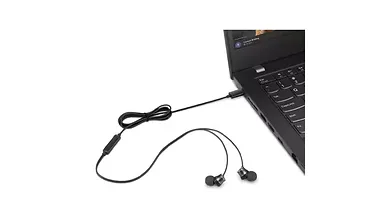 Lenovo Słuchawki douszne przewodowe USB-C 4XD1J77351