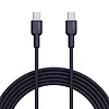 AUKEY CB-NCC1 nylonowy kabel USB C - USB C | 1m | 3A | 60W PD | 20V