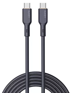 AUKEY CB-SCC101 silikonowy kabel USB C - USB C | 1m | 5A | 100W PD | 20V