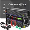 Qoltec Przetwornica napięcia Monolith 600 MS Wave | 12V na 230V |       300/600W | USB