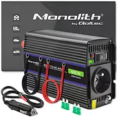 Qoltec Przetwornica napięcia Monolith 600 MS Wave | 12V na 230V |       300/600W | USB