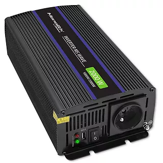 Qoltec Przetwornica napięcia Monolith 2000 MS Wave | 12V na 230V |      1000/2000W | USB