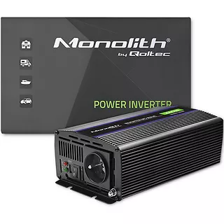 Qoltec Przetwornica napięcia Monolith 2000 MS Wave | 12V na 230V |      1000/2000W | USB